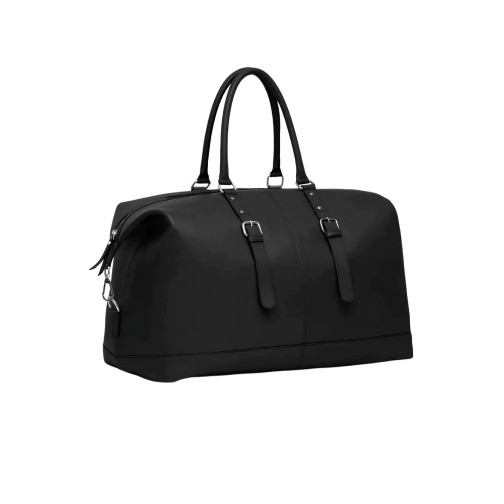 black customisable duffle bag