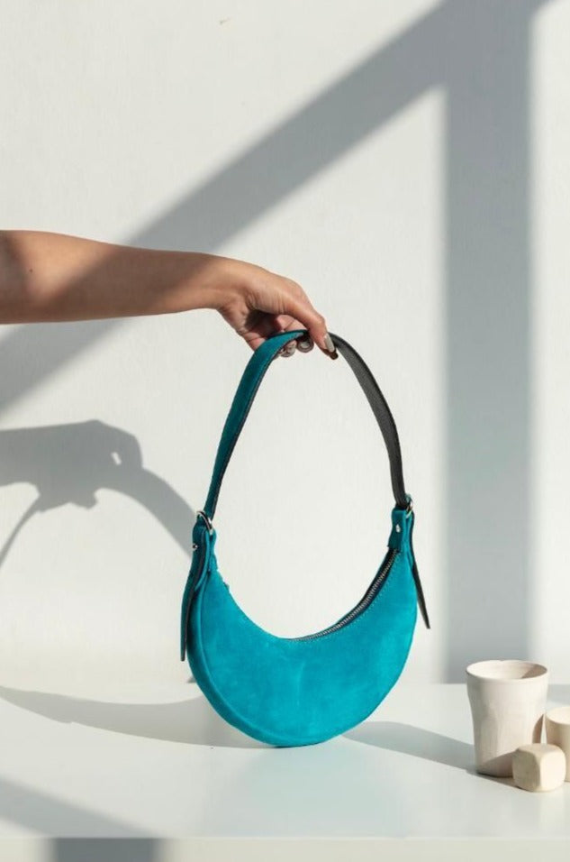 Luna - Moon Crescent Shaped Hand & Shoulder Bag