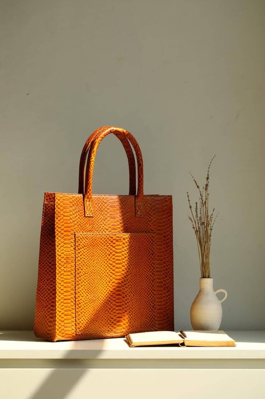 Box Tote - Premium Leather Tote Bag