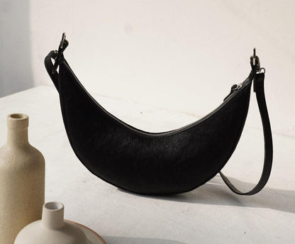 Luna - Moon Crescent Shaped Hand & Shoulder Bag